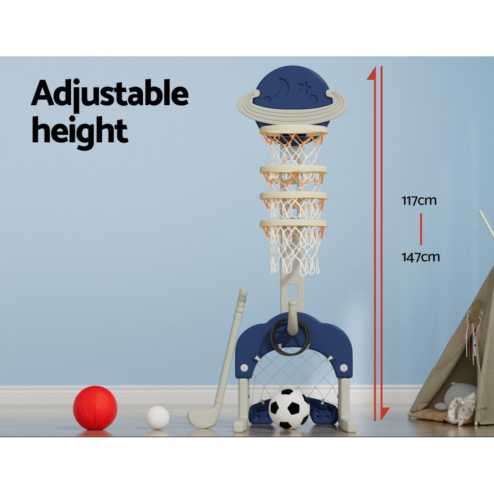5-in-1 Toddler Sports Centre: Blue Planet – Keezi
