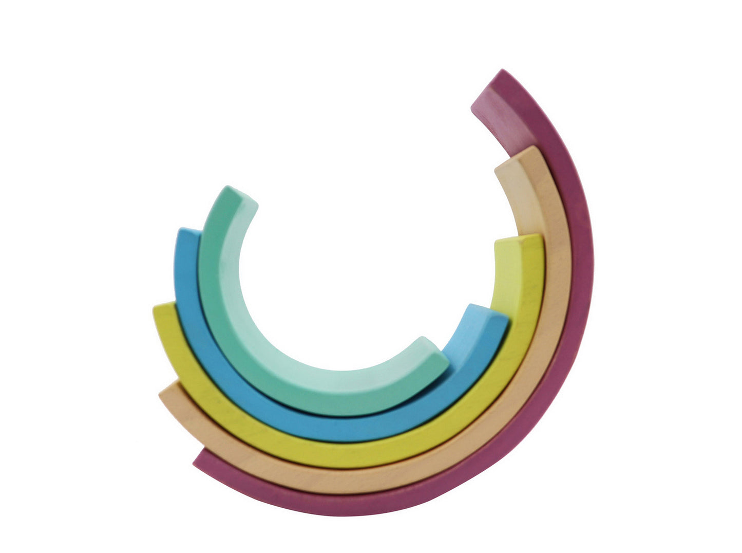 Wooden Stacking Rainbow – Vintage – Calm & Breezy