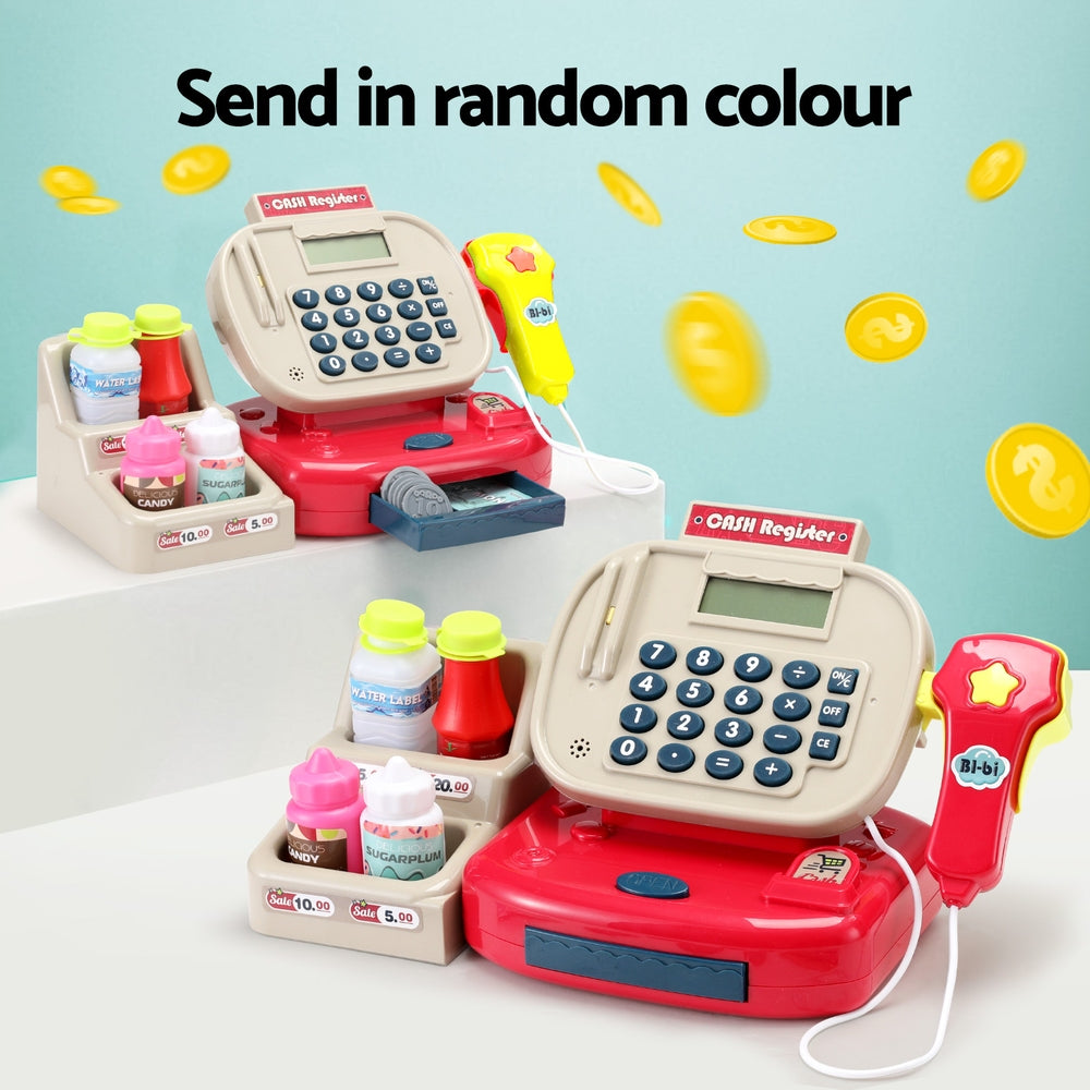 Cash Register Set with Lights & Sounds – Keezi