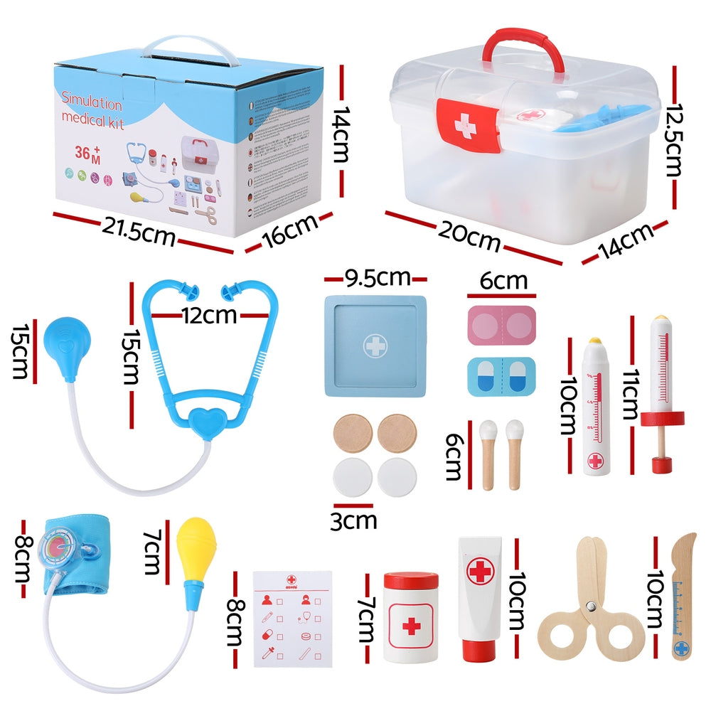 Doctor Kit 16pc Medical Playset – Keezi