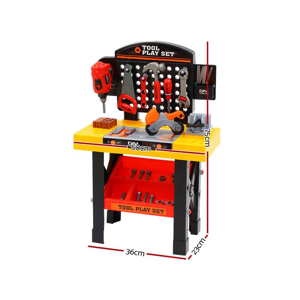 Kids Workbench with 54pc DIY Tool Kit – Keezi
