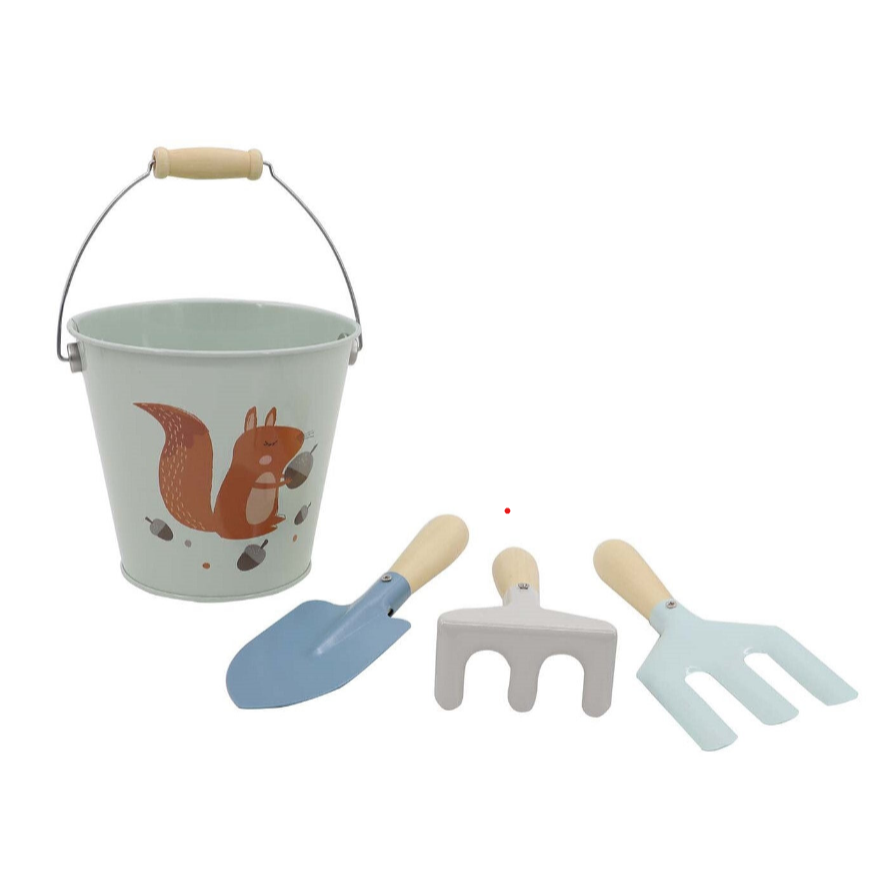 Kids Garden Tool Set – Blue (4pc) – Calm & Breezy