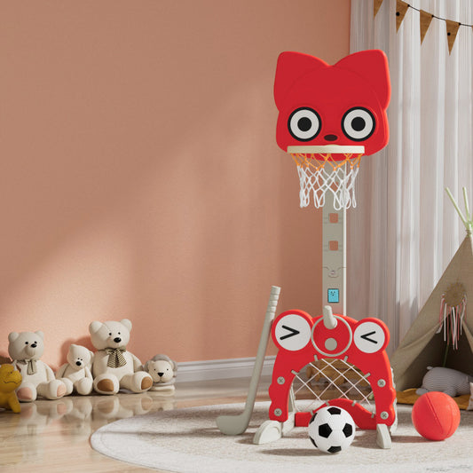 5-in-1 Toddler Sports Centre: Red Fox – Keezi