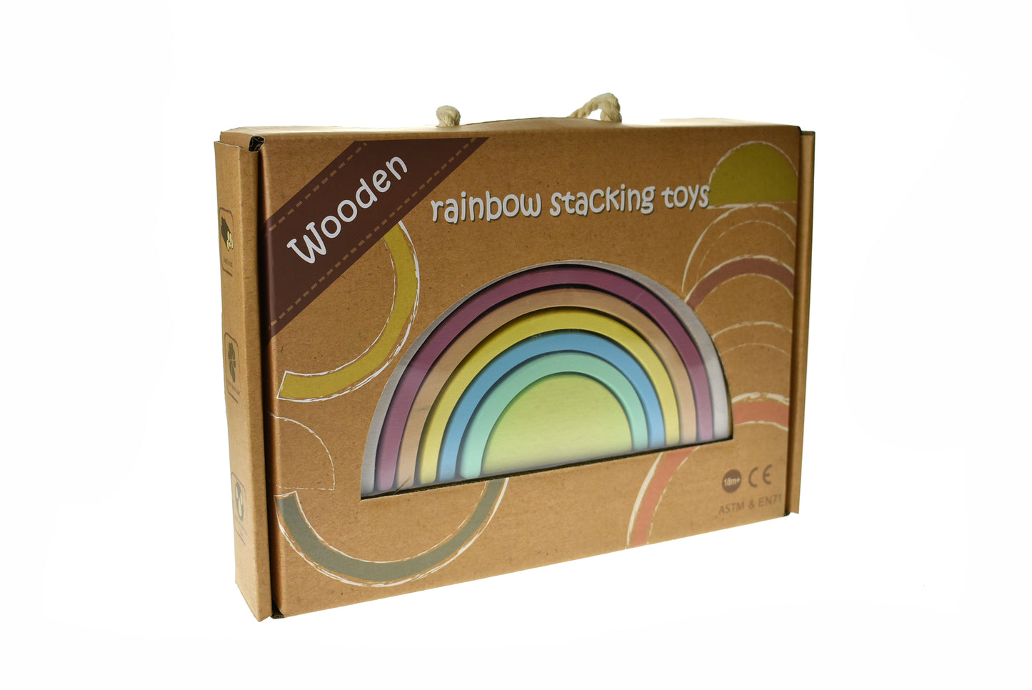 Wooden Stacking Rainbow – Vintage – Calm & Breezy