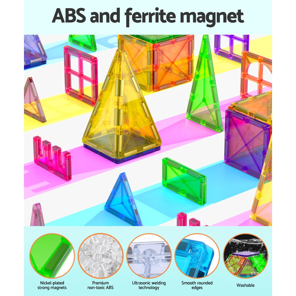 Magnetic Tiles 60pc Starter Set – Keezi