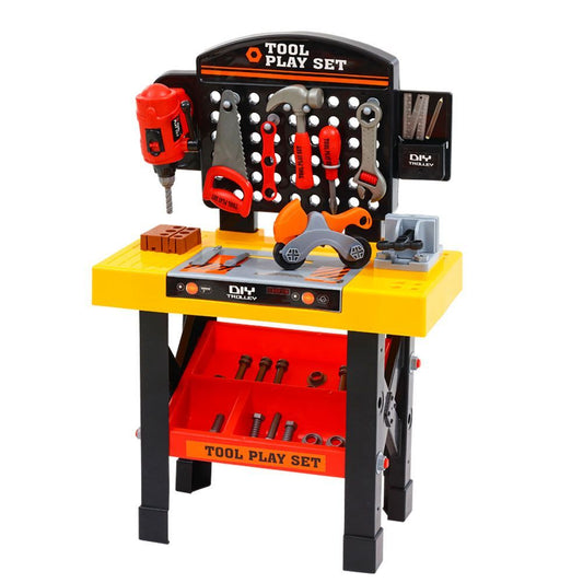 Kids Workbench with 54pc DIY Tool Kit – Keezi
