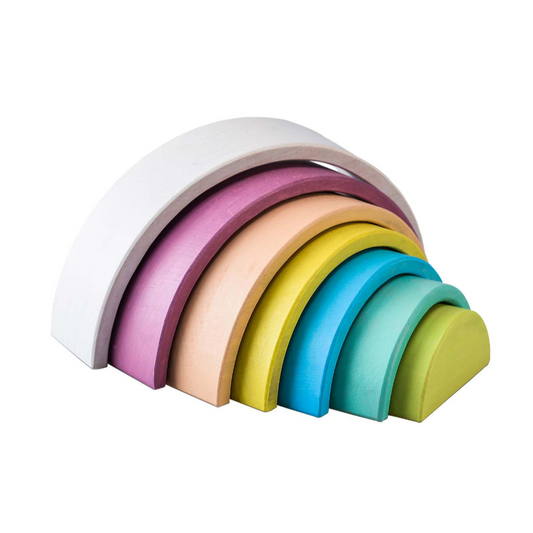 Wooden Stacking Rainbow – Vintage – Calm & Breezy