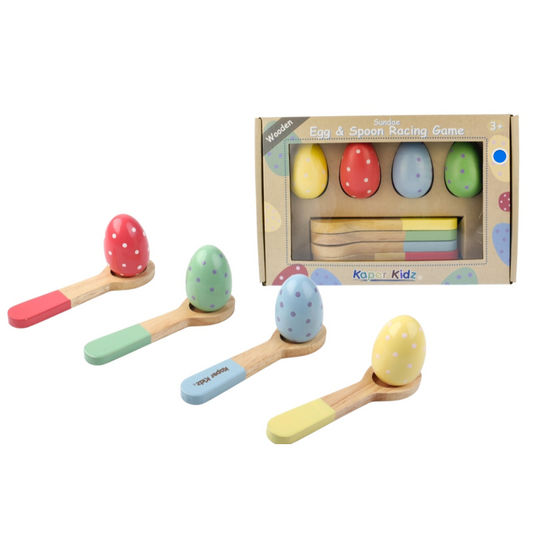 Sundae Egg & Spoon Racing Game – Kaper Kidz