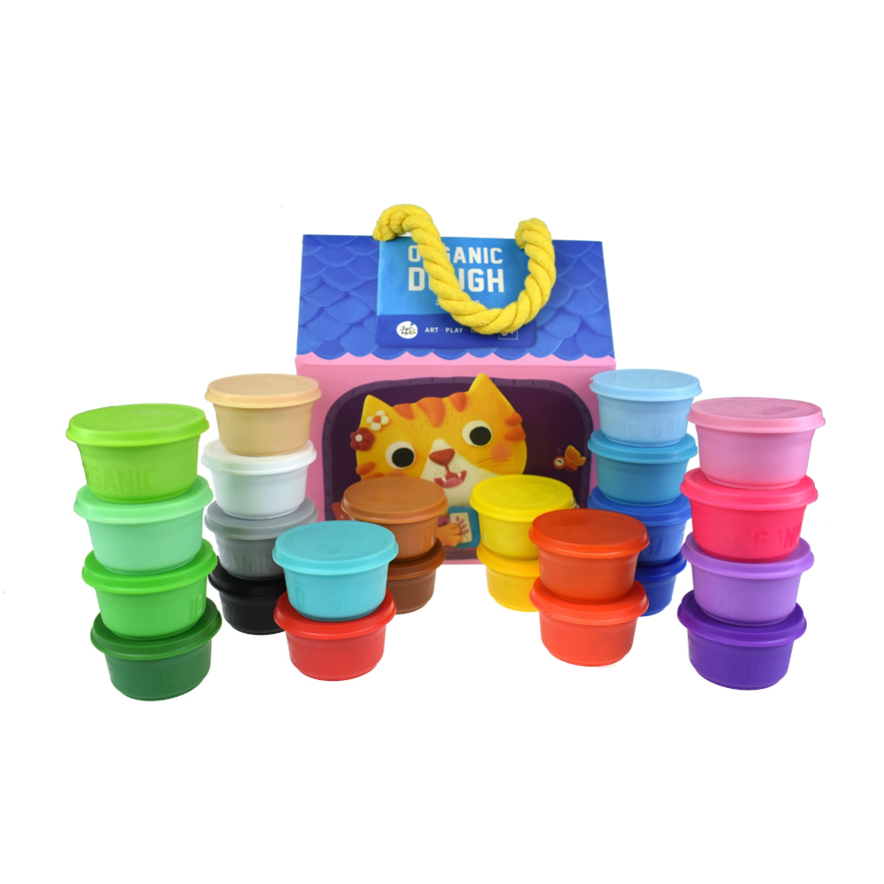 Organic Dough 24 Colours Craft Kit – JarMelo